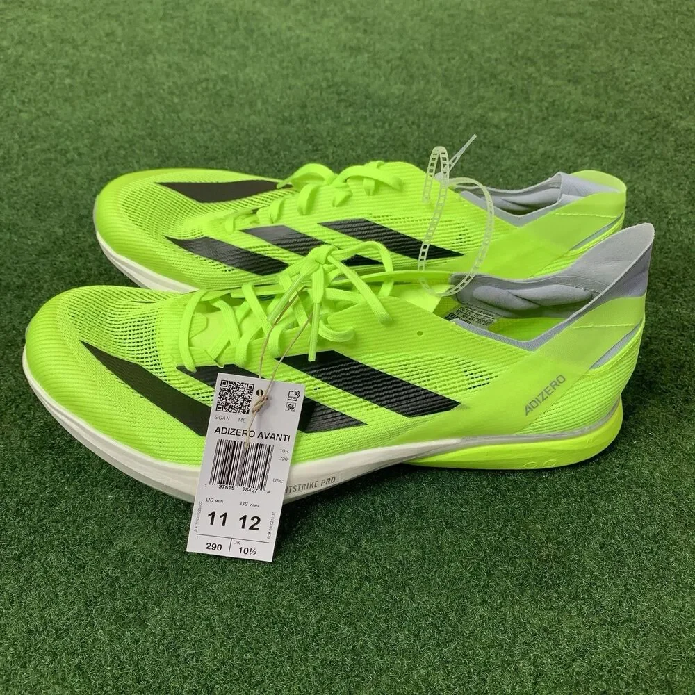Sz 11 Adidas Adizero Avanti Track Spikes Lucid Lemon Men’s IG1989